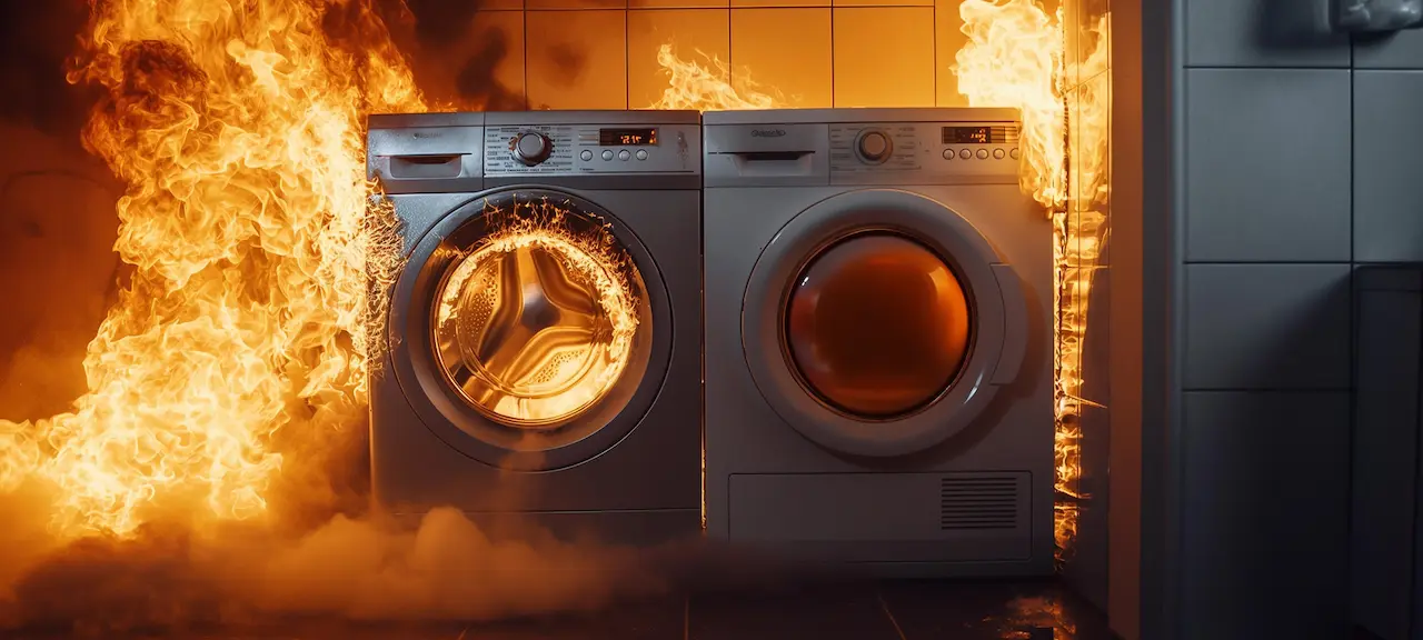 Dryer Vent Fire Hazard